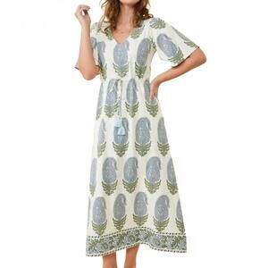 NEW SPARTINA 449 blakelynn midi dress in hamilton